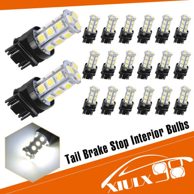 

20x 3157 3156 White 5050 18-LED Tail Brake Stop Backup Reverse LED Light Bulbs