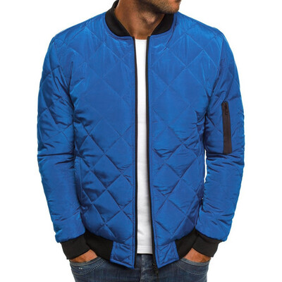 

Toponeto Mens Autumn Winter Zipper Warm Down Jacket Packable Light Top Quality Coat