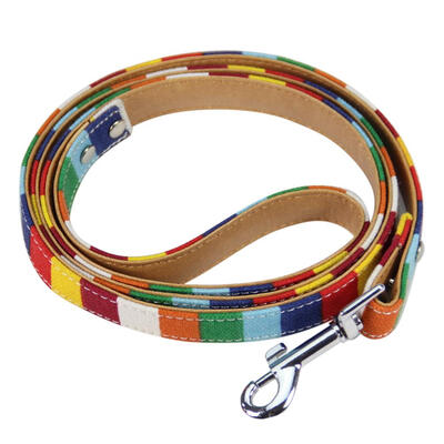

Leather Dog Collar Cavas Pu Leather Colorful Plain Pet Supplies Collar