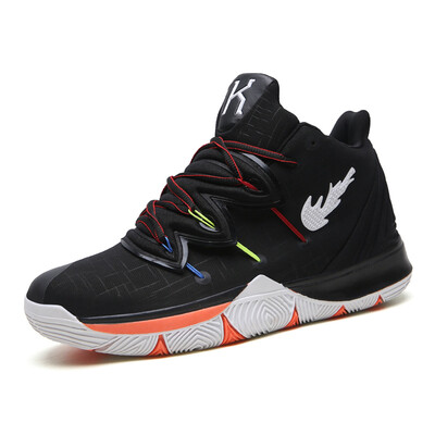 

Shock absorption high basketball shoes mens non-slip wear sports shoes mens trend board shoes