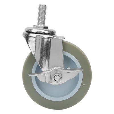

Greensen 4pcs 2-inch Insert Stem Type PVC Wheel Swivel Caster for Trolley Furniture