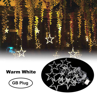 

LEDs String Lights Star Curtain Light 8 Modes Home Festival Wedding Celebration Decorative Hanging Light