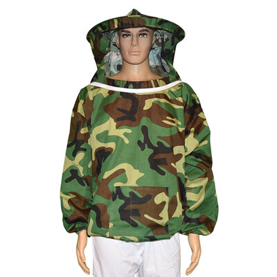 

Camouflage Printing Beekeeping Protective Jacket Suit Bee Insect Feeding Supplies Keeping Beekeeper Equipment