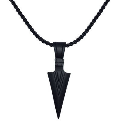 

Mens Fashion Jewelry Arrow Head Pendant Long Chain Necklace