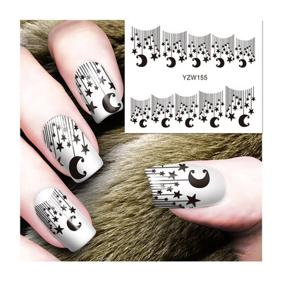

〖Follure〗Water Decals Nail Art Transfer Stickers Big Sheet Manicure Decoration