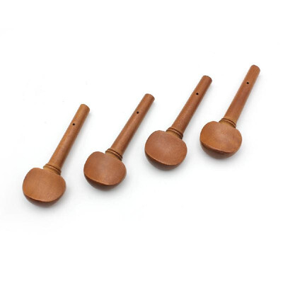 

4pcs 44 Size Violin Fiddle Tuning Peg Set Jujube Wood Wooden Replacement for 44 Size Violin