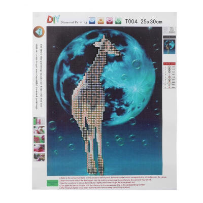 

Greensen T004 Giraffe DIY 5D Diamond Painting Embroidery Animals Cross Crafts Stitch Kit Decoration