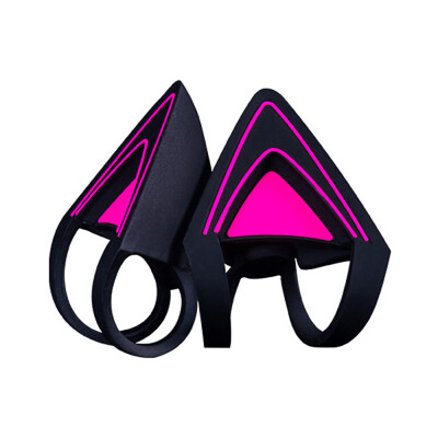 

Razer Kitty Cat Ears Attachable Accessory for Kraken Headsets Headphone Adjustable Straps Super Cute Purple