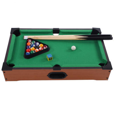 

Greensen Tabletop Mini Pool Set Portable Billiard Snooker Table Game Toy Kit With Accessories