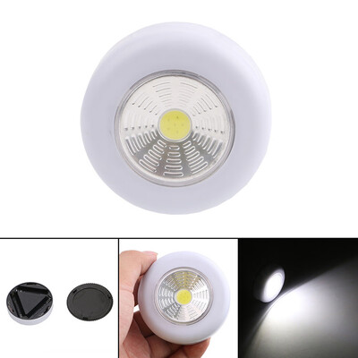

Siaonvr NEW COB Night Light Home Kitchen Under Cabinet Closet Push Stick On Lamp