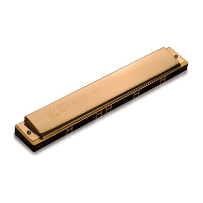 

28 Hole Wide Range Harmonica Key of C Tremolo Harmonica Mouthorgan Professional Wind Instrument Black