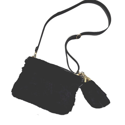 

Tailored Hot Women Synthesic Fur Handbag Plush Clutch Crossbody Shoulder Bag Tote Bag