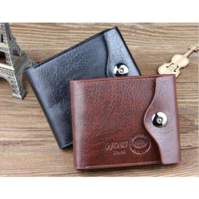 

New Bifold Wallet Men&39s PU Leather CreditID Card Holder Slim Purse Gift