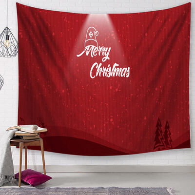 

Siaonvr Christmas Tapestry Santa Print Wall Hanging Tapestry Art Home Decor