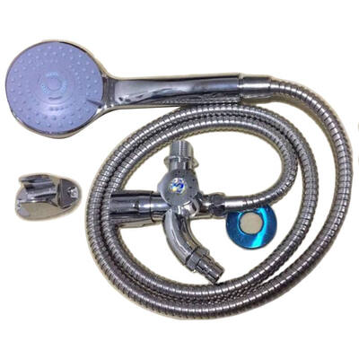 

ABS Finished Shower Head Set Bathroom Handheld Nozzle Sprinkler Stainless Steel Hose&Stent