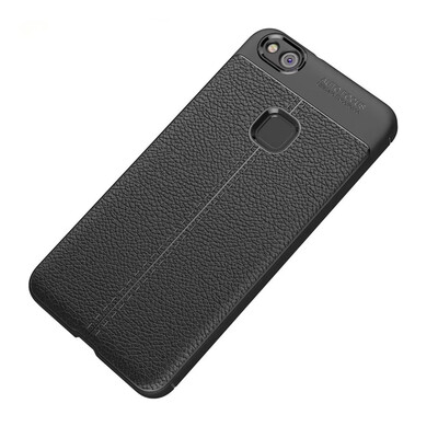 

Case for Huawei P10 Lite Shockproof Back Cover Solid Color Soft TPU