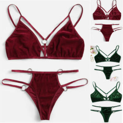 

Women Sexy Bikini Set Ladies Bandage Swimwear Beachwear Thong Bathing Swimsuit