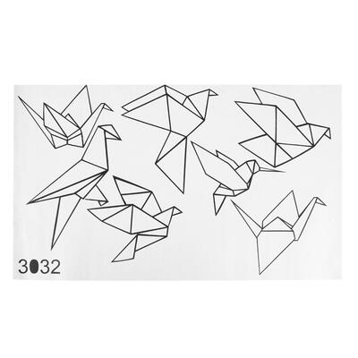 

Wall Stickers Decals Nordic Style Geometric Origami Kids Room Decoration