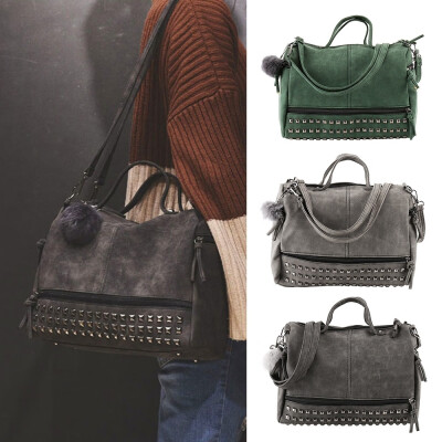 

Casual School Women Skull Rivet Tassels Shoulder Bag Shopping Women Rivet Bag