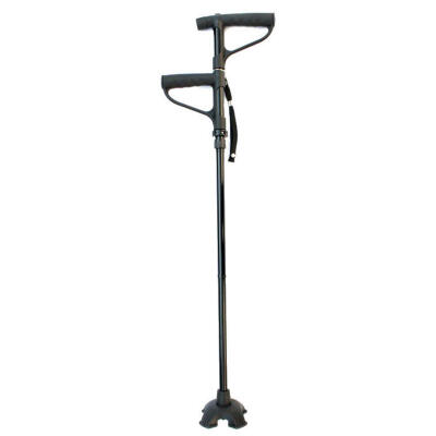 

1pc Outdoor Non-slip Elderly Canes Telescopic Folding Walking Stick Crutch