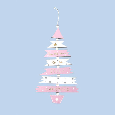 

Merry Christmas Tree Decoration Christmas Wood Ornament For Home Xmas Hanging Pendant