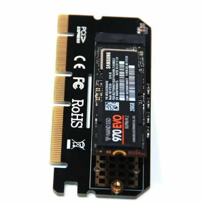 

M2 NVMe SSD NGFF to PCIE 30 X16 Adapter M Key Interface Card FULL SPEED New