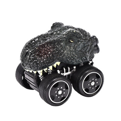 

Tailored Mini Vehicle Dinosaur Pull Back Cars with Big Tire Wheel Creative Gifts for Kids