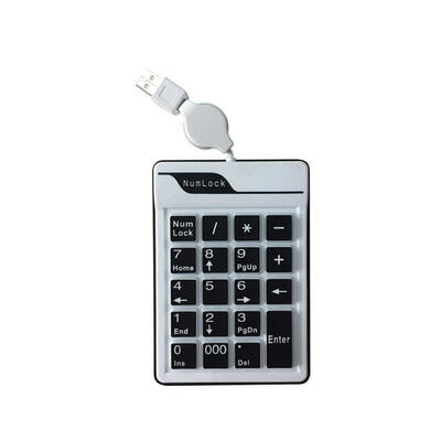 

Small Mini Stretchable Silicone 19-Key Number Numeric Keyboard Keypad For Accounting Laptop Desktop Smartphone