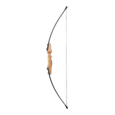

Outdoor Sports 40 Pounds Recurve Bow Set Straight Split Archery Wooden Bow