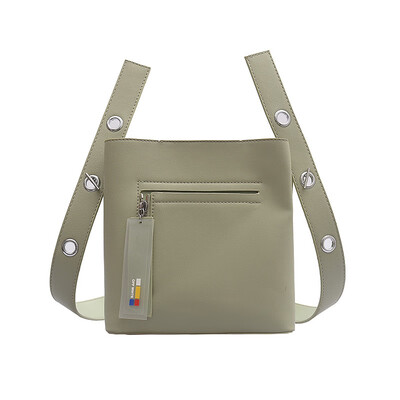 

New small bag female 2019 new wave Korean version of the wild Messenger bag fashion sewing thread chain lock small square bag