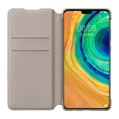 

HUAWEI Mate 30 Wallet Flip Cover Case Khaki
