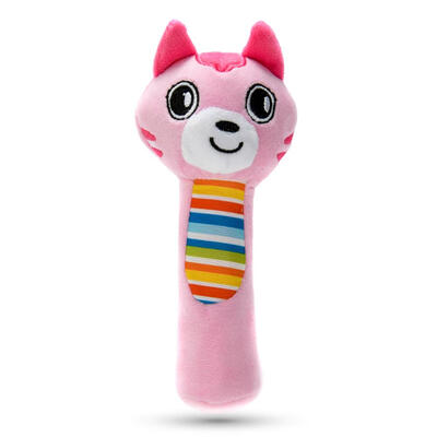 

Baby Rattles Crystal Plush Cute Animal Hand Bell Educational Appease Toys
