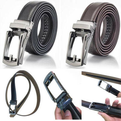 

Mens Automatic Buckle Belt Casual Comfort Click Waistband Waist Strap Business