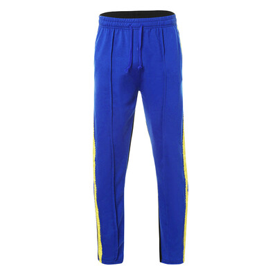 

Gobestart Fashion Mens Casual Solid Loose Patchwork Color Sweatpant Trousers Jogger Pant