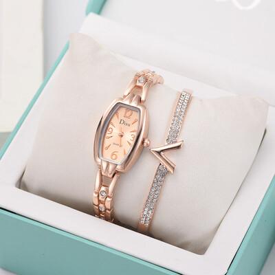 

RM Light Luxury Lady Temperament Watch Bracelet Set Chain Watch Birthday Gift