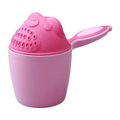 

Cute Cartoon Bear Baby Bathing Cup Newborn Kids Shower Shampoo Cups Bailer