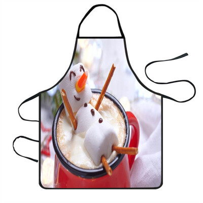 

Toponeto Christmas Decoration Waterproof Apron Kitchen Aprons Dinner Party Apron