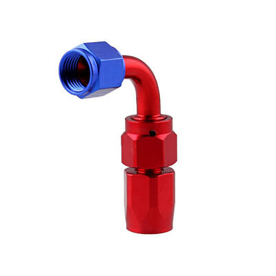 

AN12 Aluminum Swivel Hose End Fitting Adapter for Oil Fuel Line Red Blue