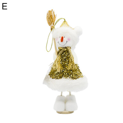 

Christmas Angel Deer Santa Snowman Doll Ornament Xmas Desktop Party Window Decor