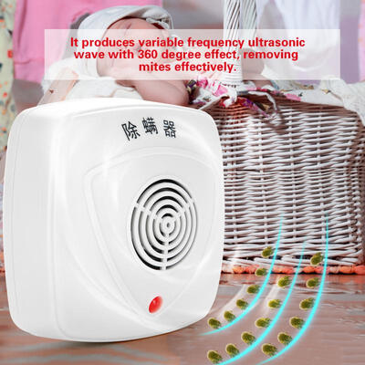 

Greensen 220V 360 Degree Ultrasonic Dust Mite Controller Repeller Electric Plug In Mites Removing Device