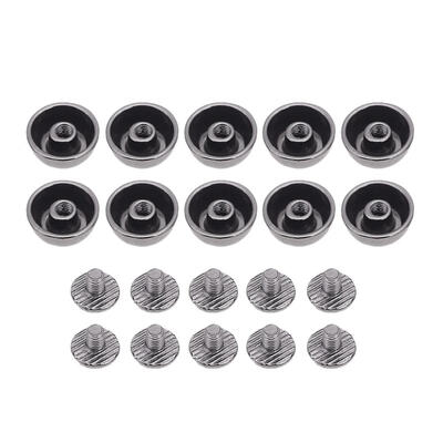 

10pcsSet Rustproof Screw Dome Mushroom Rivets Leather Craft Garment Decor