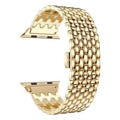 

Butterfly Button Spring Bar ConnectorWatch Band Strap for Apple Watch 42mm