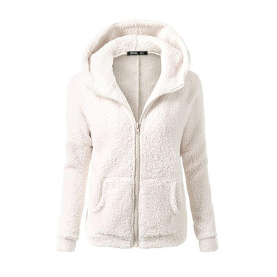 

Womens Warm Hooded Jacket Long Sleeve Winter Outwear Hoodie Sweatshirt Coats