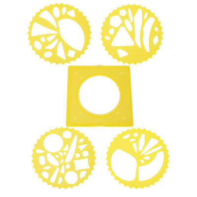 

5pcs Spirograph Drawing Toys Set Interlocking Gears Wheels Educational Toy