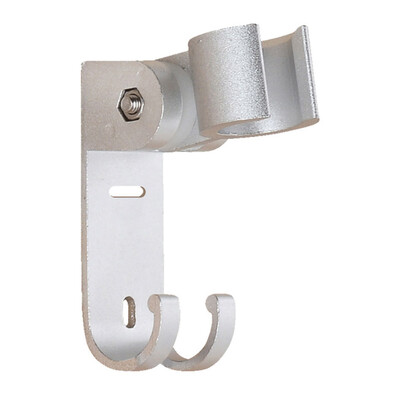 

Adjustable Screw Wall Mounted Bath Shower Head Handset Holder Bracket Chrome\Brushed