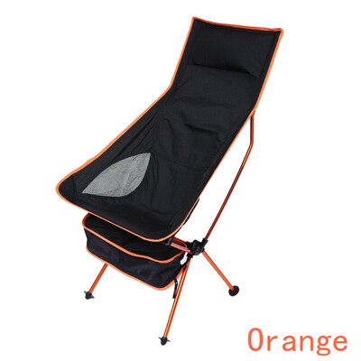 

〖Follure〗Outdoor Portable Camping Aluminum Stool Outdoor Back Folding Chair Fishing