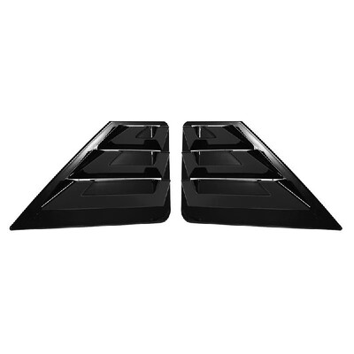 

Rear Window Louvers Car Rear Window Blinds Side Tuyere Shutter Cover Trim 2pcs for Toyota C-HR 2016-19 Carbon Fiber Style