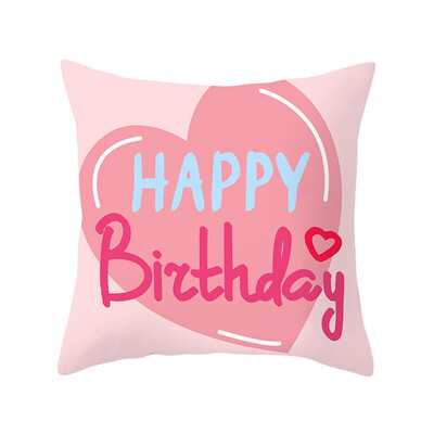 

Unicorn Happy Birthday Pillowcases Popular Unicorn Throw Pillow Case Cushion Cover Home Sofa Office Decorative 18"X18