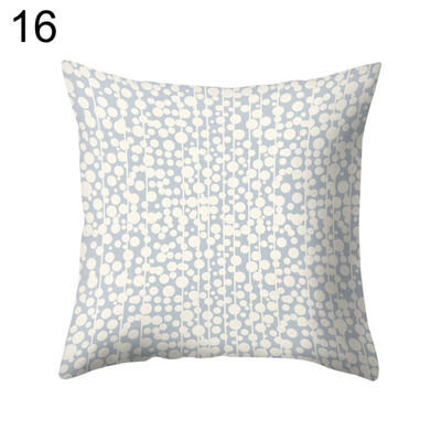 

Heart Flower Vine Plain Square Pillow Case Cushion Cover Sofa Bed Car Cafe Decor