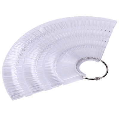 

50Pcs Artificial Nail Tips Polish Shelf Fake Nail Art Palette Makeup Set